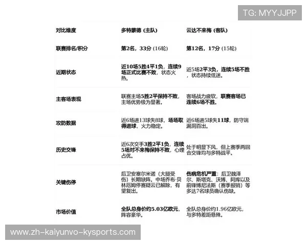 黄黑军团战力评估与德甲最新排名深度剖析及未来走势分析 黄黑军团战力评估与德甲最新排名深度剖析及未来走势分析